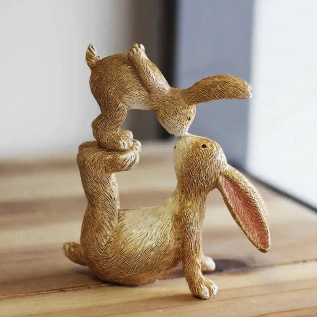 Regine Switzerland Rabbit-Shaped Statues - Charming Easter Ornaments | Perfect Gifts for Him & Her