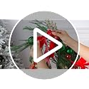 CraftyDream 6ft Christmas Norfolk Pine Garland with Lights – Rose Gold