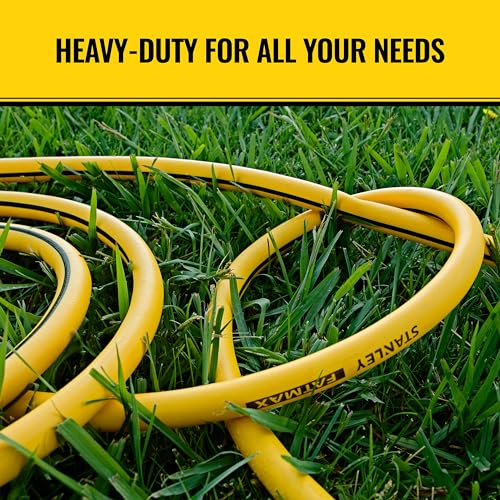 50 Feet Garden Hose - Heavy Duty, AntiKink, Lightweight Water Hose - Yellow
