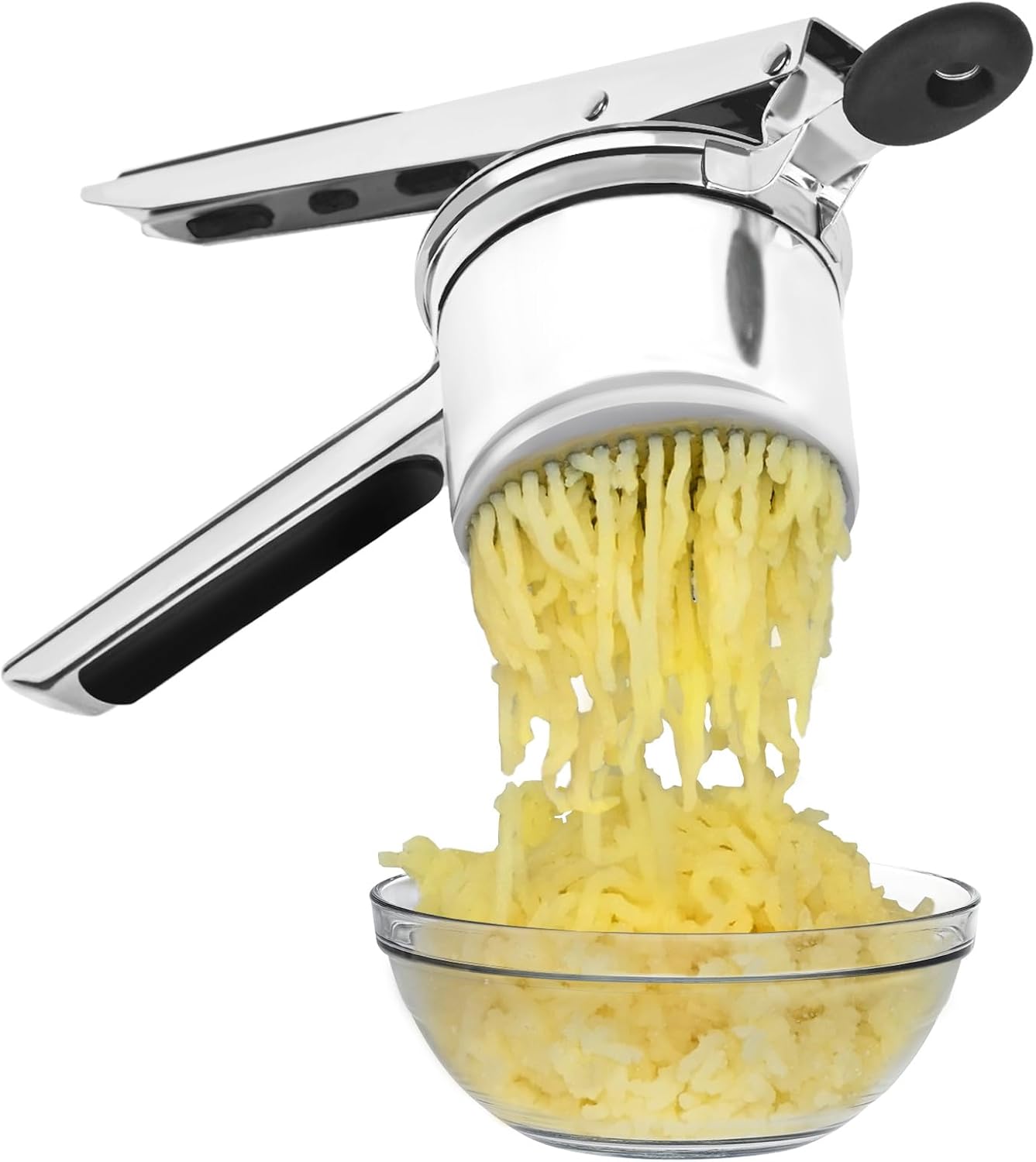 Ricer | Skiennix 15 oz Stainless Steel Potato Ricer - Easy to Clean, Dishwasher Safe for Mashed Potatoes & Baby Food