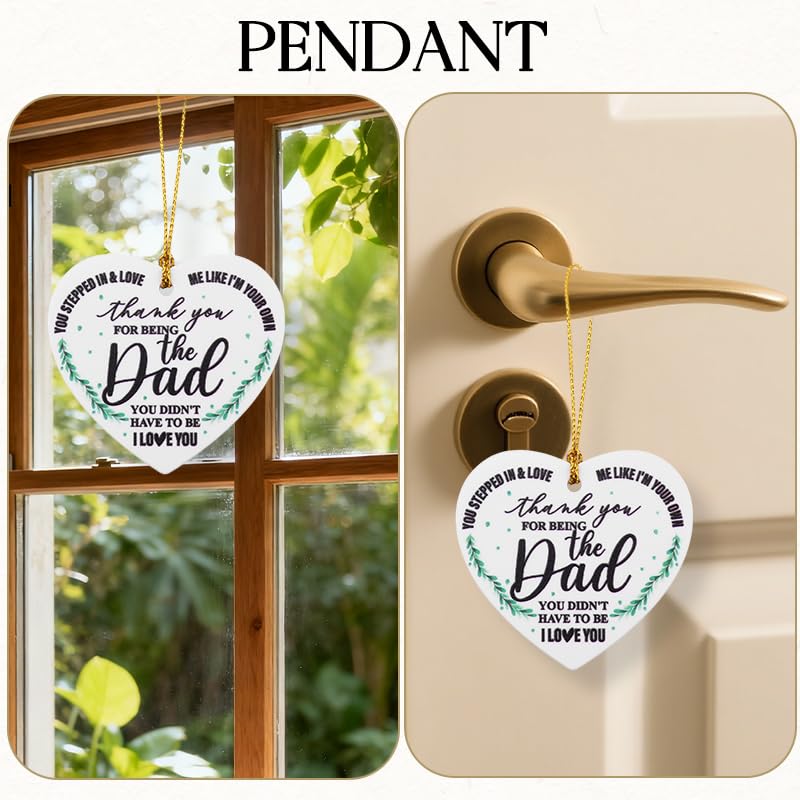 Dad Christmas Tree Ornament - Heartfelt Holiday Gift from Son & Daughter