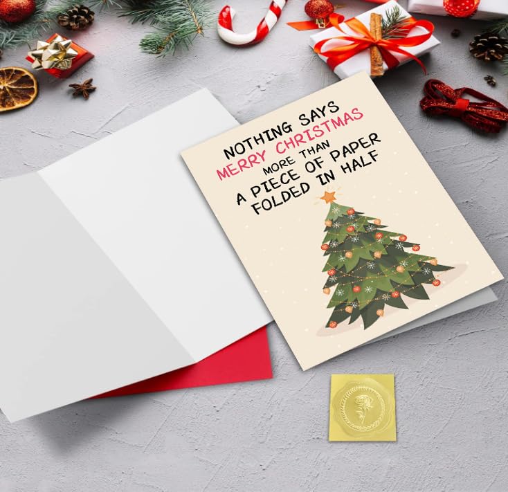 XXDJLP Naughty Christmas Card Gift for Him Her - Funny Card for Husband Wife Boyfriend Girlfriend (Variation 195)