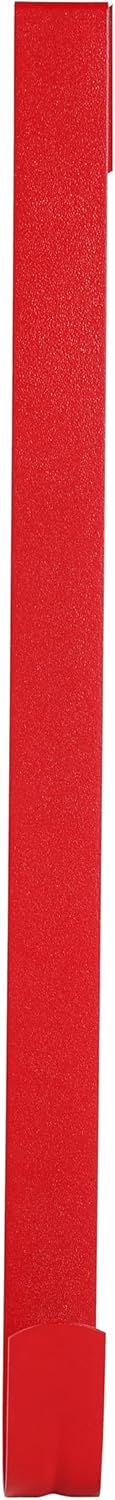 Sattiyrch 12" Wreath Hanger - Durable Steel Over The Door Hook for Front Door | Red Color