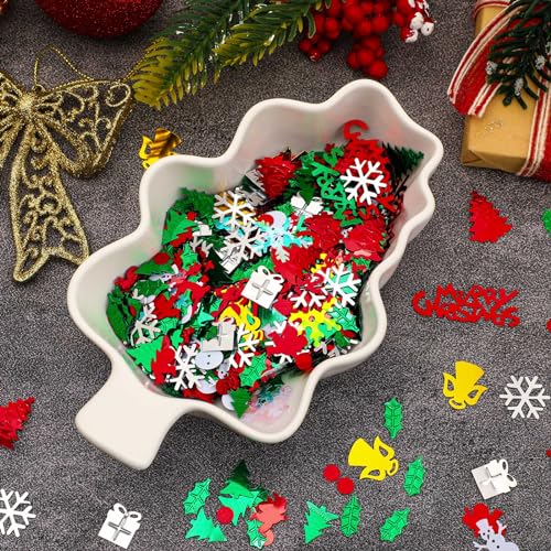 MARFOREVER Christmas Day Confetti Glitter Table Decorations Party Confetti