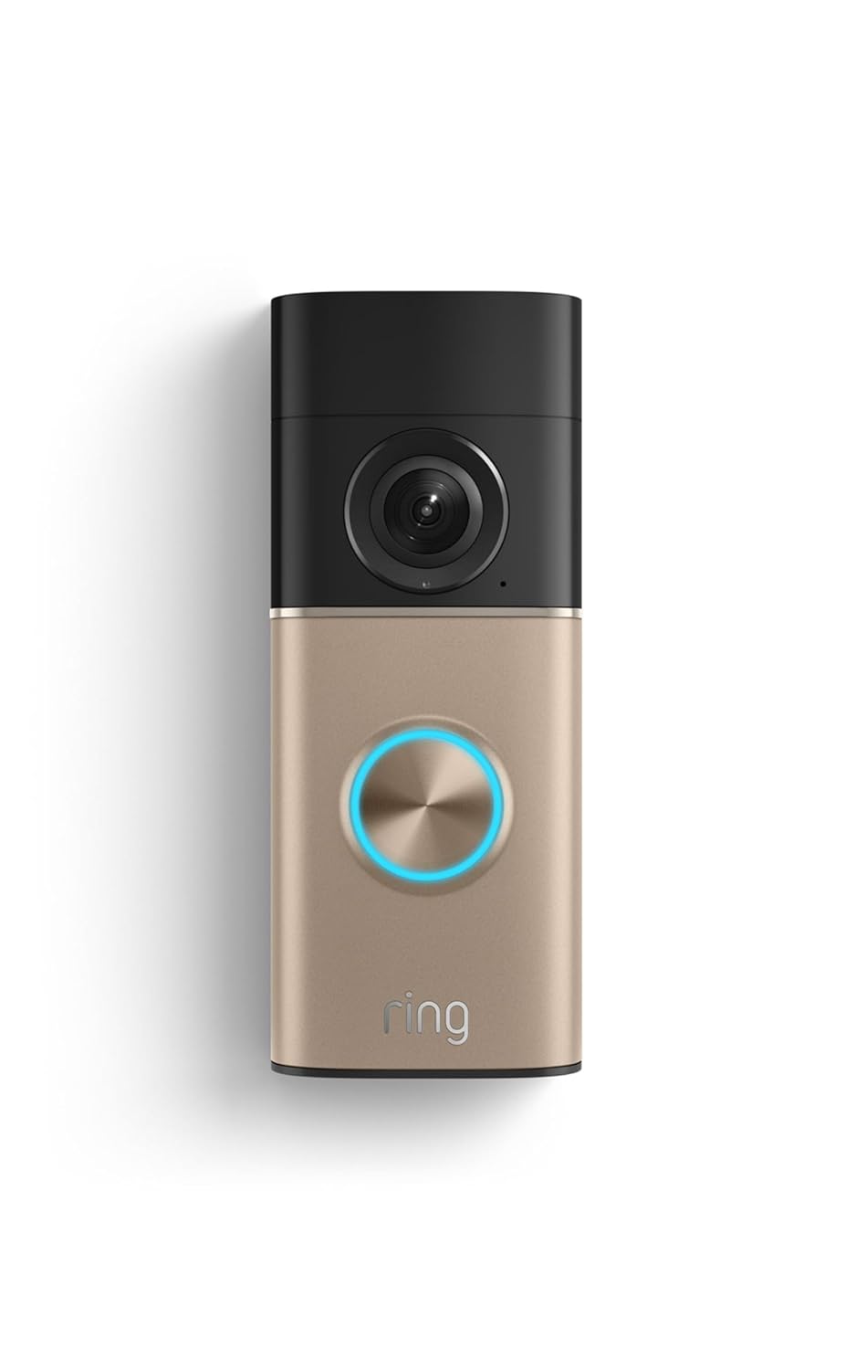 Ring Wired Doorbell Plus - 2K Wide-Angle Video Security Camera with 4x Zoom & Low-Light Vision | Nickel Silver