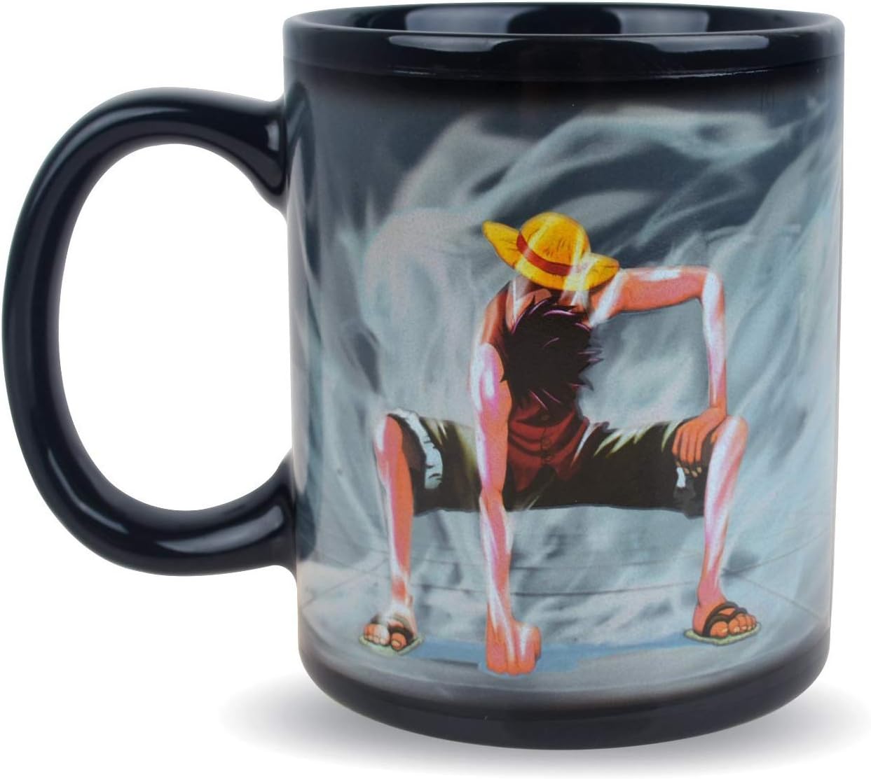 Heat-Sensitive One Piece Luffy Coffee Mug - Reactive Ceramic Cup for Fans