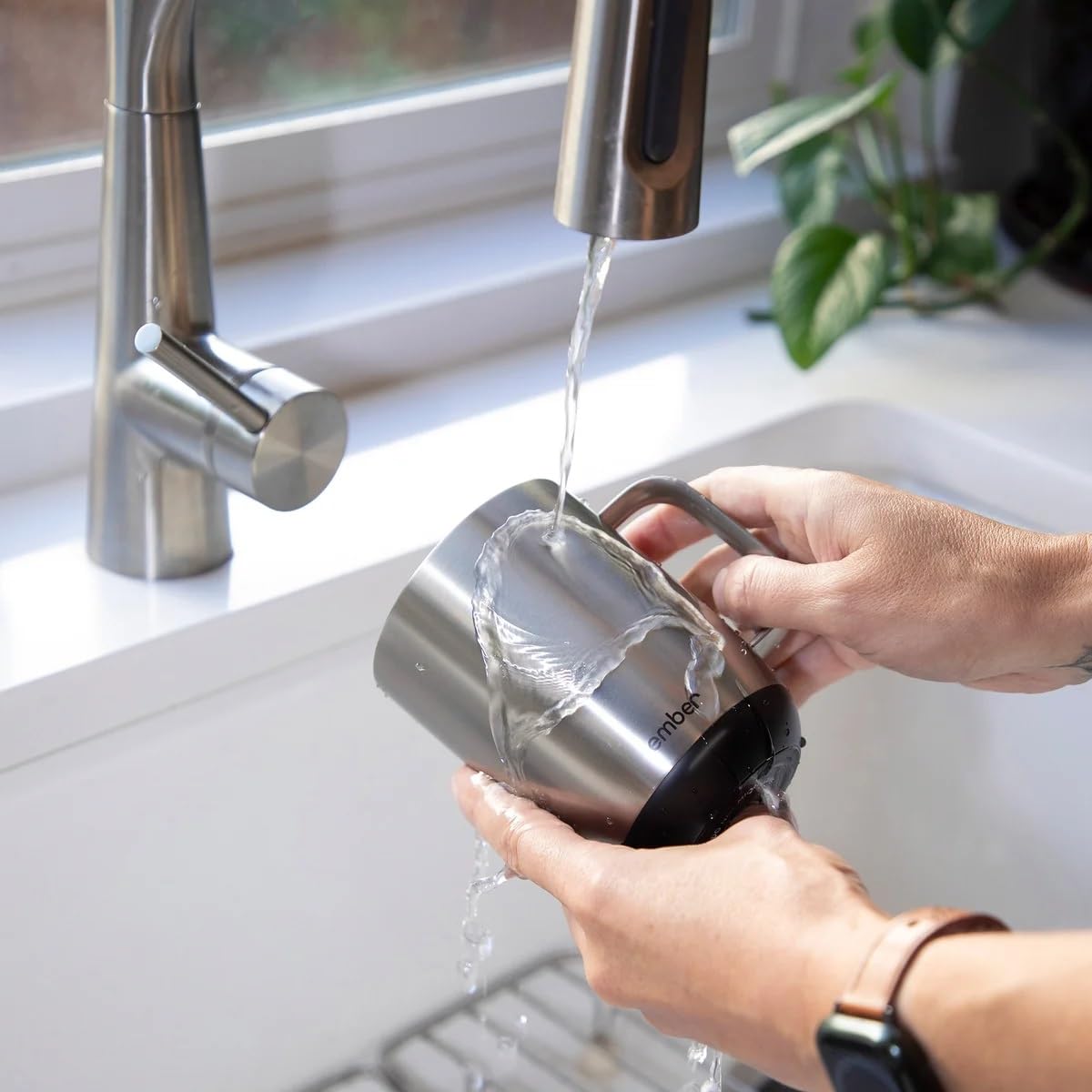 Ember Mug 2, 14 oz, Temperature Control Smart Mug, Stainless Steel