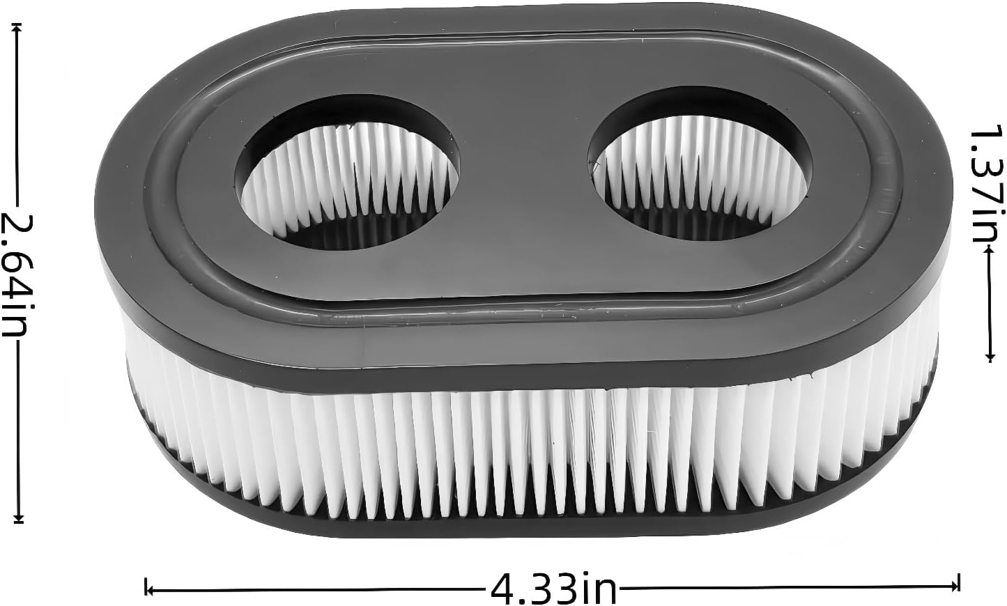 Toro Air Filter Replacement - 4-Pack for 22-Inch Recycler Lawn Mowers | Fits 500EX, 550EX, 575EX Series