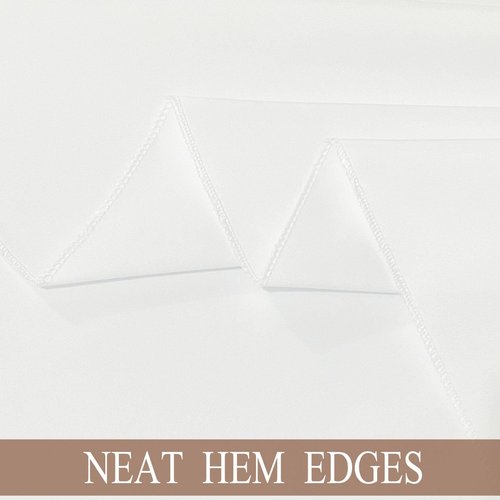 10Pack White Table Cloths for 8 Foot Rectangle Tables 60 x 126 Inch, 8FT White Tablecloth Rectangle Bulk Linen Polyester Fabric Washable Cloth Cover for Wedding Reception Banquet Birthday Party