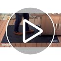 Cuisinart Premium Deck and Patio Grill Mat 65x36 Inches Weather-Resistant Non-Slip Rug