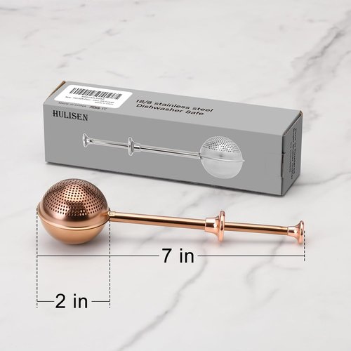 HULISEN Flour Duster - One-Handed 304 Stainless Steel Baking Shaker | Perfect for Powdered Sugar & Flour