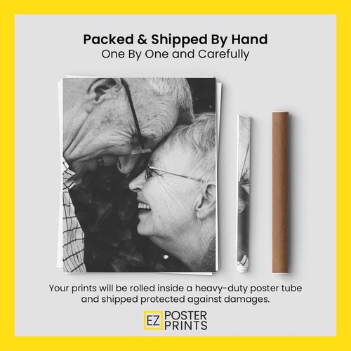 EzPosterPrints - Custom Poster Print - Upload Your Image for Personalized Decor - 16 X 16 Inches