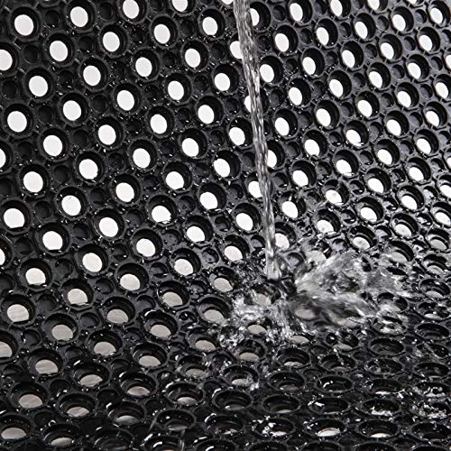 Uniboho 60x35 Inch Heavy Duty Rubber Drainage Floor Mat Non Slip Indoor Outdoor
