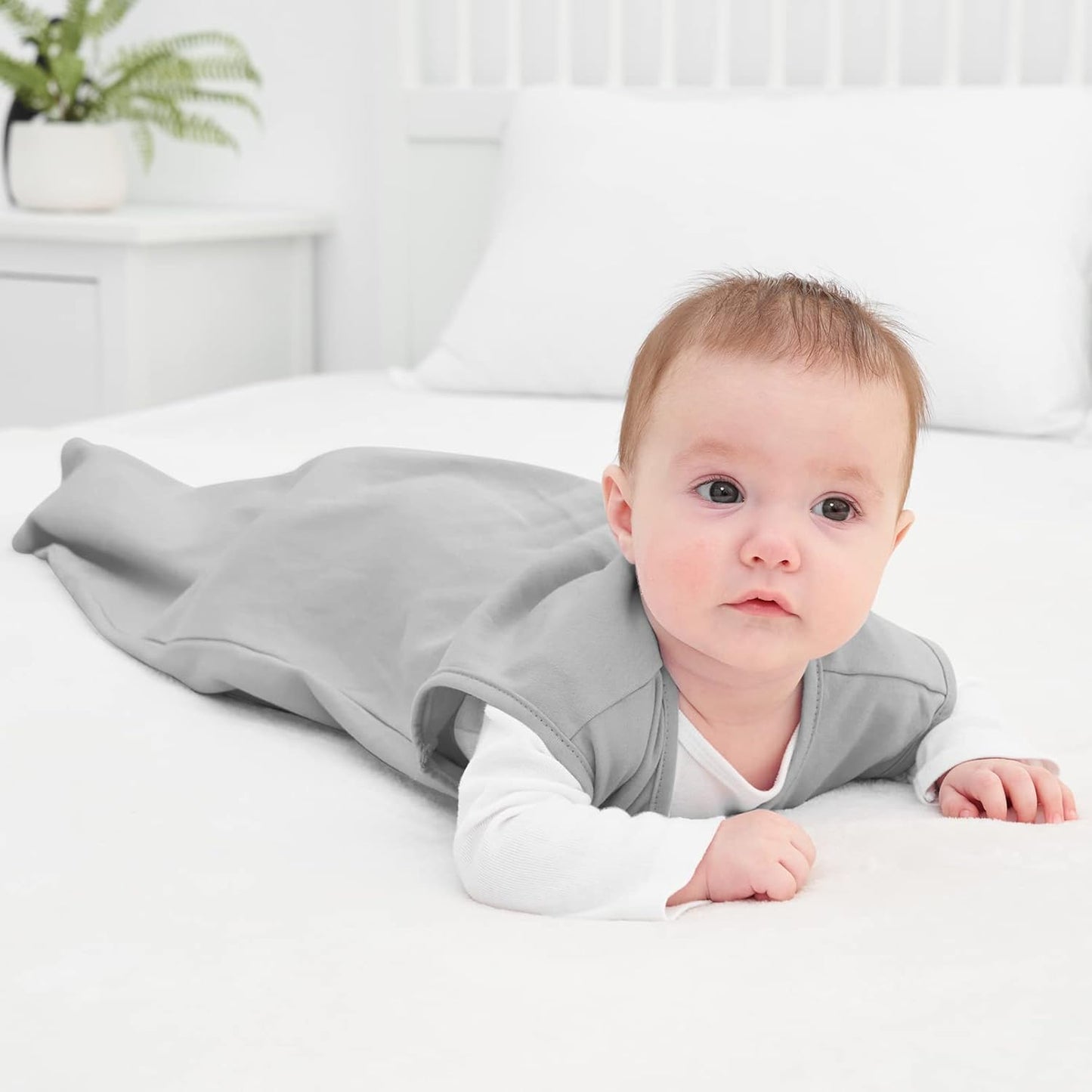 Yoofoss Baby Sleep Sack | 100% Organic Cotton Wearable Blanket for 12-18 Months | 2-Way Zipper, 3 Pack