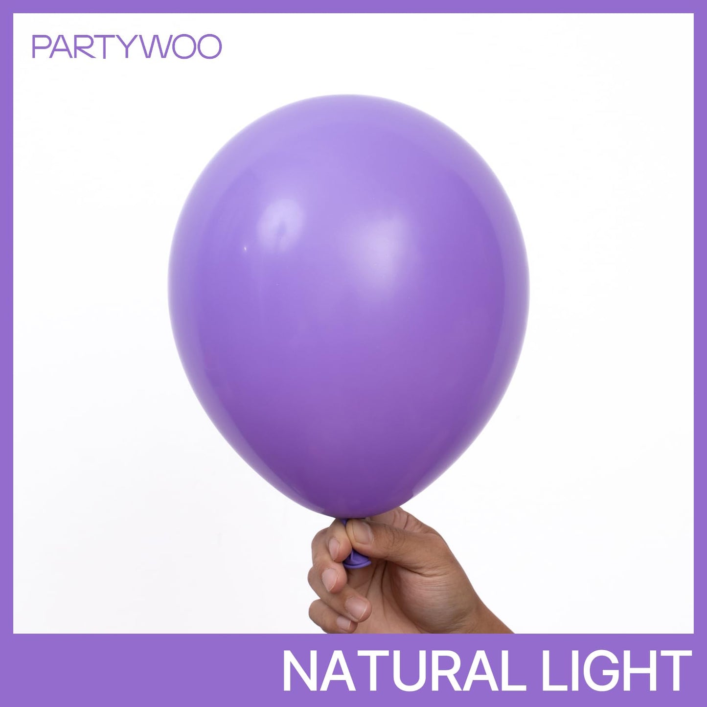 PartyWoo Purple Balloons 101pcs 12 Inch Purple Latex Balloons for Birthday Baby Shower Anniversary Engagement Wedding Princess Bachelorette Bridal Shower Butterfly Party Decorations Purple-Y15