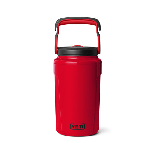 YETI Silo Half Gallon Insulated Straw Cap Water Jug – Leakproof, Lightweight Sports Bottle with Fence Hook Handle – Keeps Drinks Ice-Cold – Ideal for Gym, Sports & Tournaments, Rescue Red