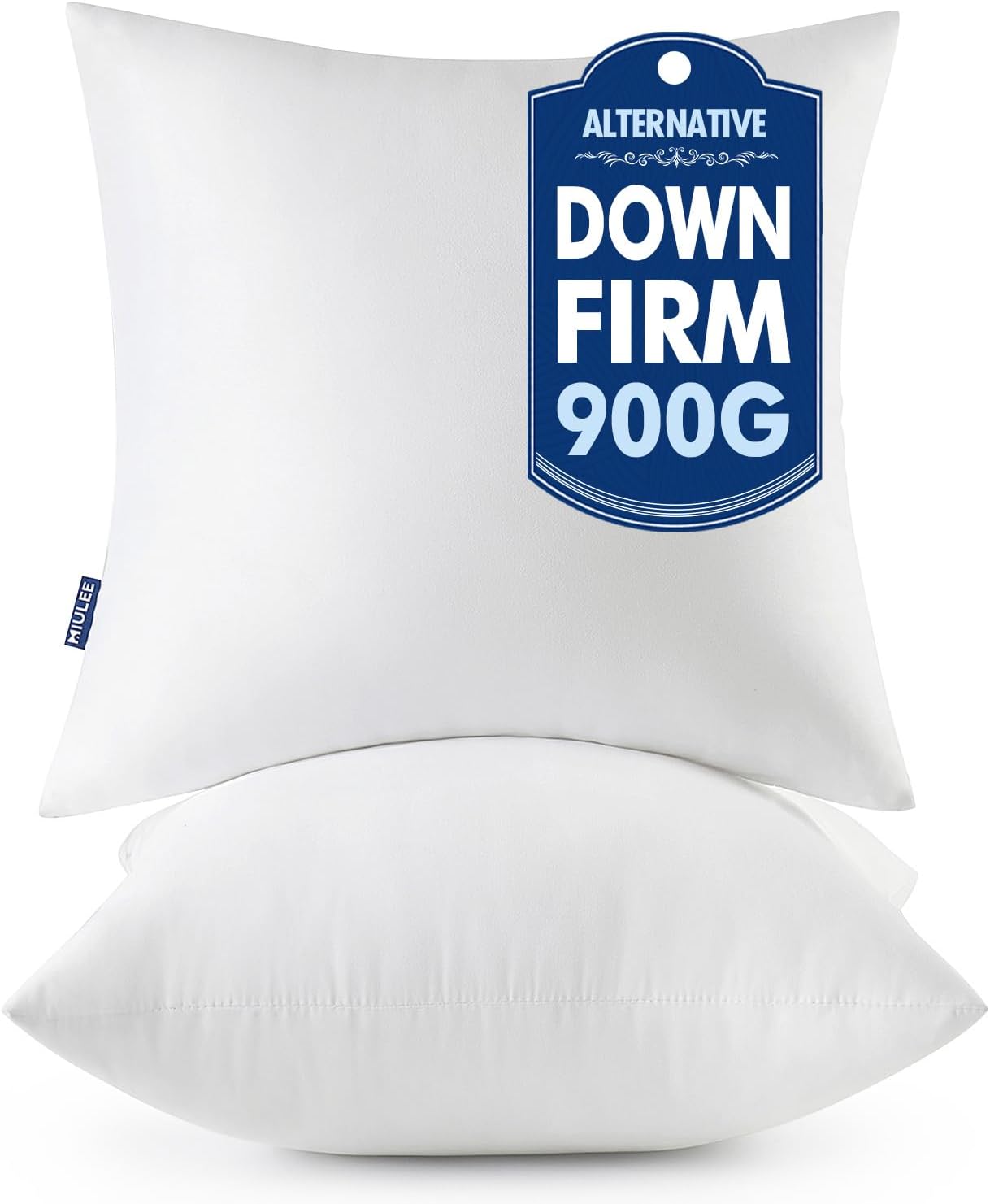 MIULEE Throw Pillow Inserts - Pack of 2 | 26x26 Inch | 100% Virgin Fiber Filling for Ultimate Comfort