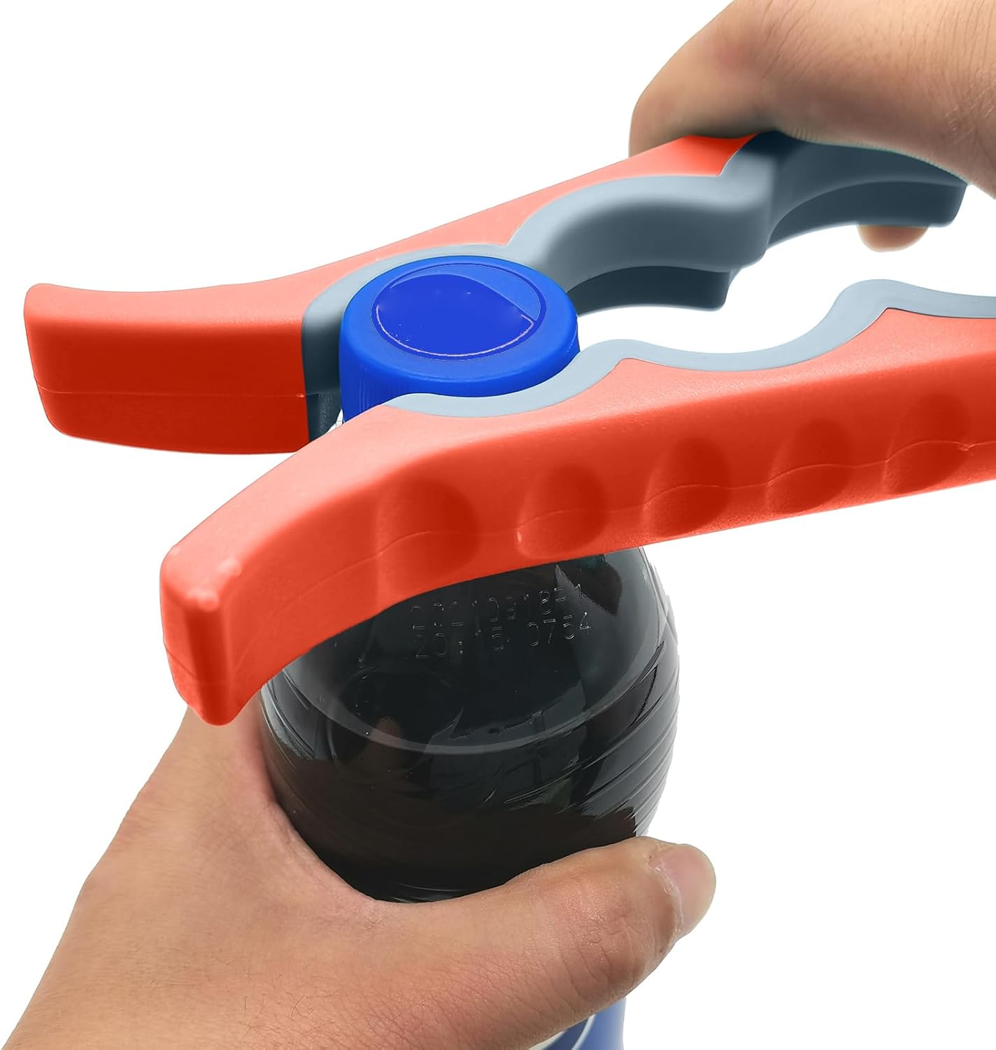 Otstar Jar Opener | Easy Grip Bottle & Can Opener for Seniors with Arthritis - Orange