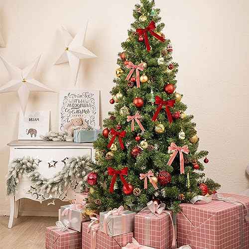 Velvet Ribbon Dark Dusty Blue,1 Inch x 20Yd,Perfect for Christmas Gift Wrapping,Floral Bouquets,Home Decor,Party DIY Decorations(1" x 20Yd Dark Dusty Blue)