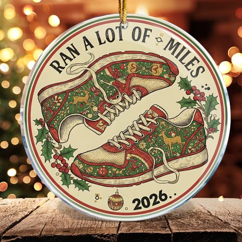 ROCI Funny Christmas Ornament - 3.6in Acrylic Gag Gift for White Elephant Stocking Stuffers