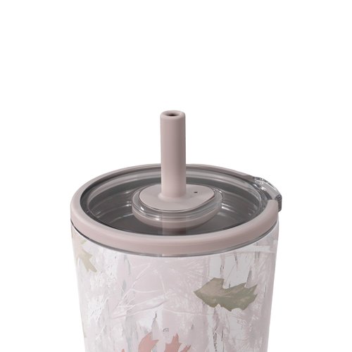 HydroJug Everyday Tumbler 20 oz – Ceramic-Lined Insulated Tumbler with Straw and Soft-Touch Lid, Cup Holder Friendly, Double-Wall Vacuum Insulation, Reusable Travel Cup – Camo