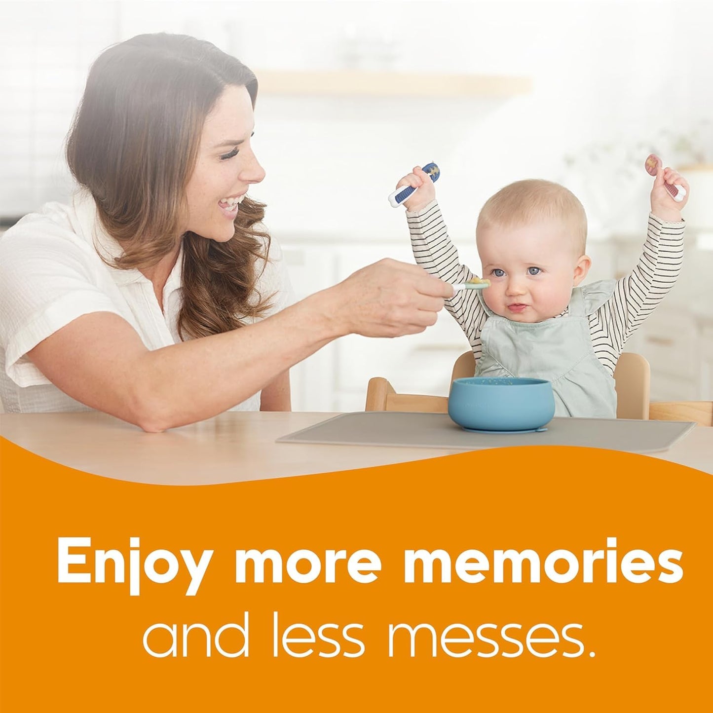 NumNum Baby Spoons Set & Baby Straw Training Cup Bundle - Perfect for Early Feeding | 2-Piece Set