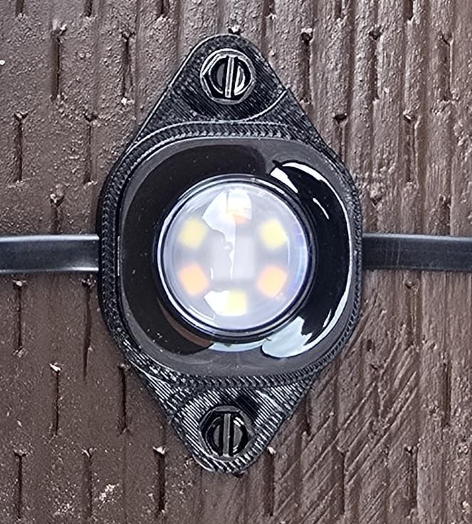 120 Black Mounting Brackets for Govee Outdoor LED Light Installation