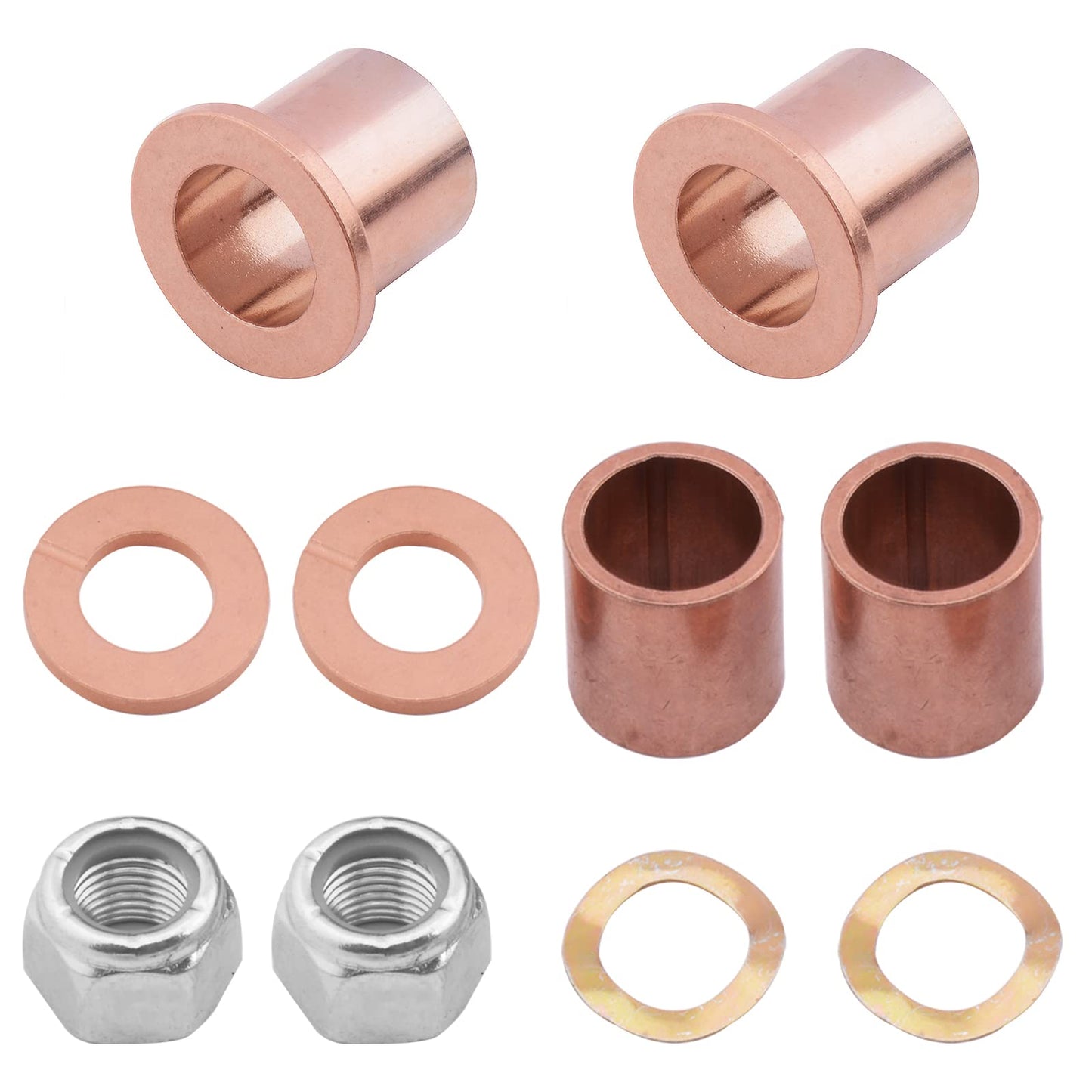 Roykaw Golf Cart Kingpin Repair Kit for Club Car DS 1981-up Gas/Electric Models, Replaces OEM # 1016386/1010150/1016389/8067/7048 - One Set for Whole Cart