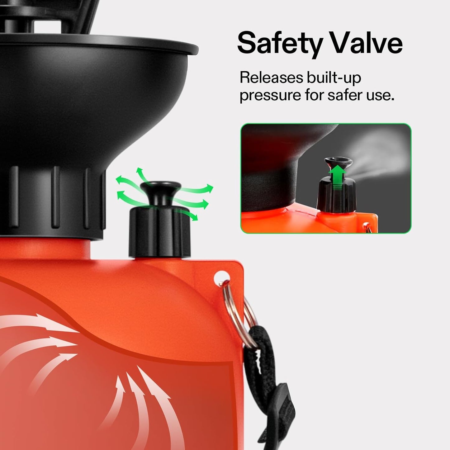 VIVOSUN 1.35-Gallon Pressure Sprayer - Adjustable Shoulder Strap for Easy Plant Watering & Cleaning