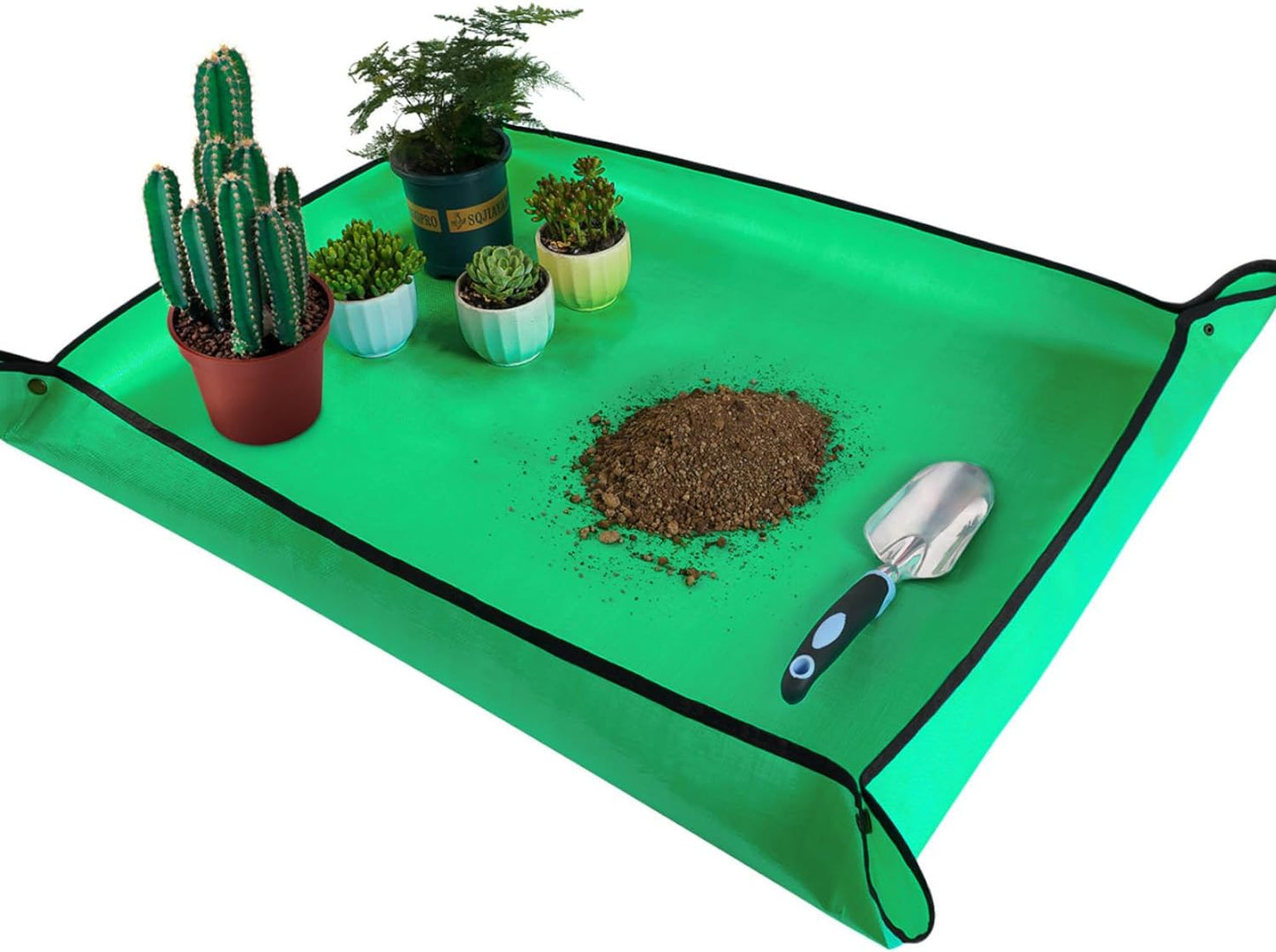 Skiennix Large Repotting Mat - 39.5" x 31.5" Portable Gardening Tray for Indoor Plants & Succulents