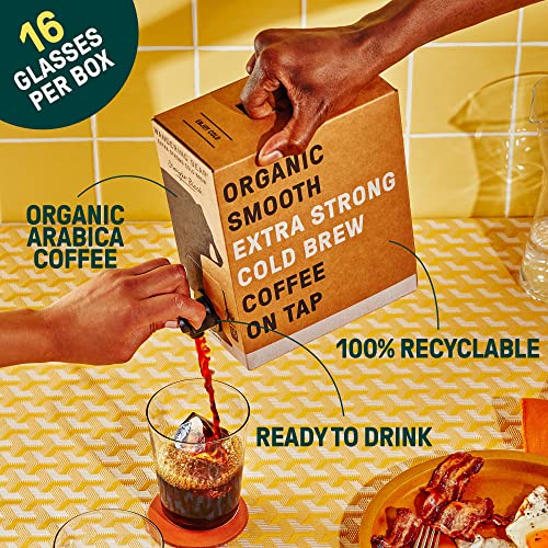 Organic Cold Brew Coffee on Tap - Original Black 96 Fl Oz Pack