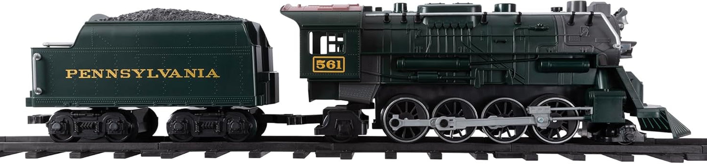 Lionel Pennsylvania Flyer Battery-Powered Train Set - Bluetooth Control, Smoke, Lights & Sounds | 2-Rail Track for Kids 4+