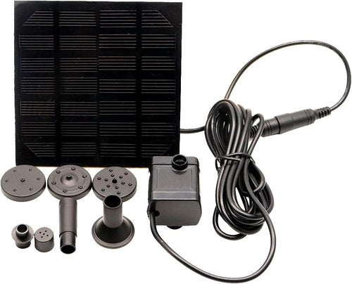 Hovico Solar Fountain - Efficient Water Pump for Bird Bath | Outdoor Kit for Ponds & Gardens