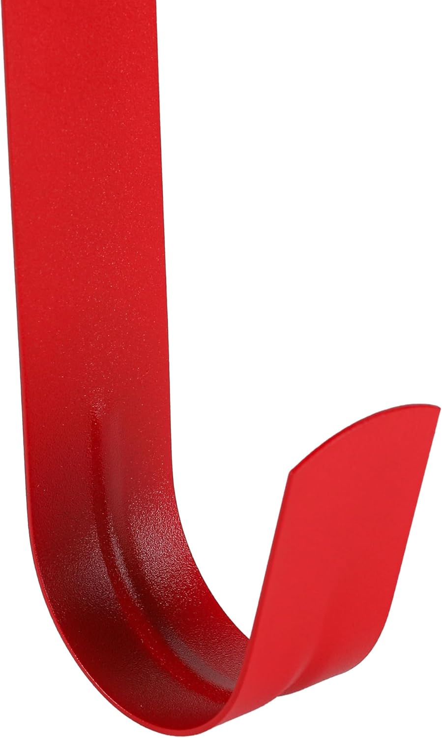 Sattiyrch 12" Wreath Hanger - Durable Steel Over The Door Hook for Front Door | Red Color