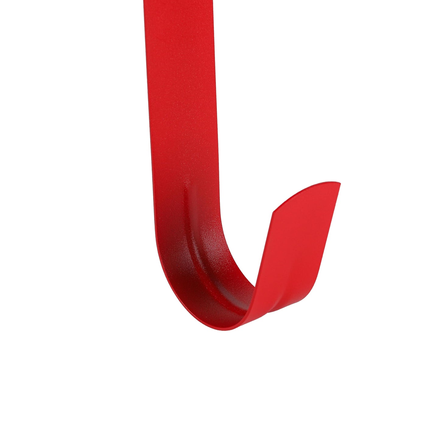 Sattiyrch 12" Wreath Hanger for Front Door,Steel Over The Door Hanger Hook,Wreath Door Hanger (Red,1)