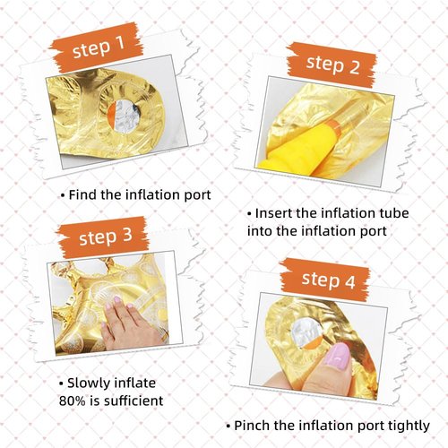 AnnoDeel 2 Pcs 20" x 31" Baby Balloon,Boy and Girl Large Size and Thickened Foil Balloons,Helium Balloons for Wedding Birthday Party Decoration