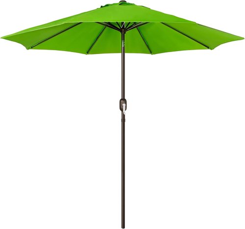 Blissun 9' Outdoor Patio Umbrella - Sturdy Market Umbrella with Push Button Tilt & Crank