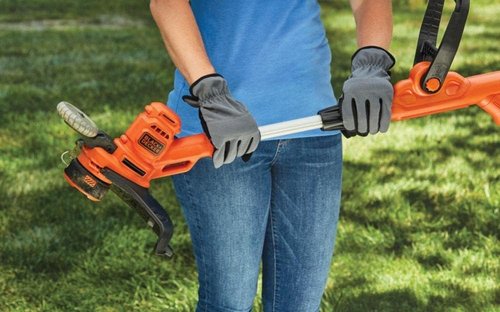BLACK+DECKER Electric String Trimmer - 14-Inch Cutting Width for Efficient Lawn Care