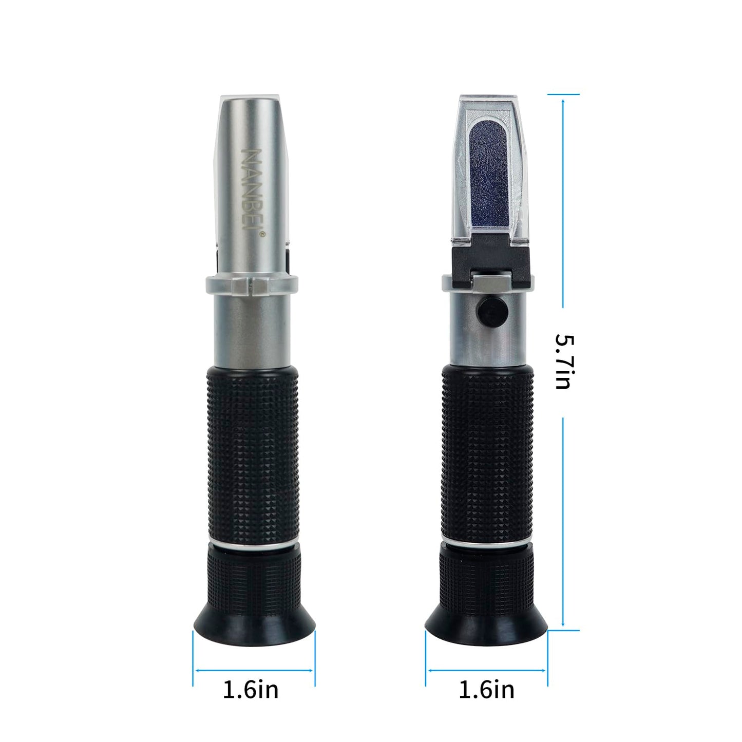 NANBEI 0-80% Brix Meter Refractometer,brix Meter,Refractometer Sugar, Refractometer,brix Refractometer for Measuring Sugar Content in Fruit,Maple Syrup and Other Sugary Drink