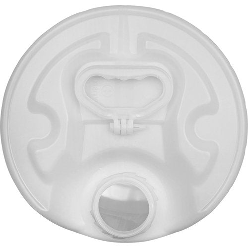 HOANK Oil Storage Container Automotive - Translucent Recycle Oil Jug - 5.5 Gallon Oil Container Automotive - ext. dia. 11.5" x 14.75" H. (Lid Included)