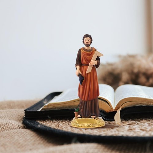 Galiyen Saint Joseph Statue - St. Joseph The Worker Figurine | 8" H Renaissance Collection Religious Gift