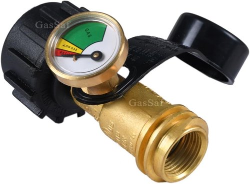 GasSaf Propane Tank Gauge - Accurate Level Indicator for 5lb-40lb Tanks | Ideal for RVs, BBQs & Fire Pits