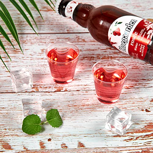 500 Pack Clear Plastic Shot Glasses 1.5 oz Disposable Party Cups - JOLLY CHEF