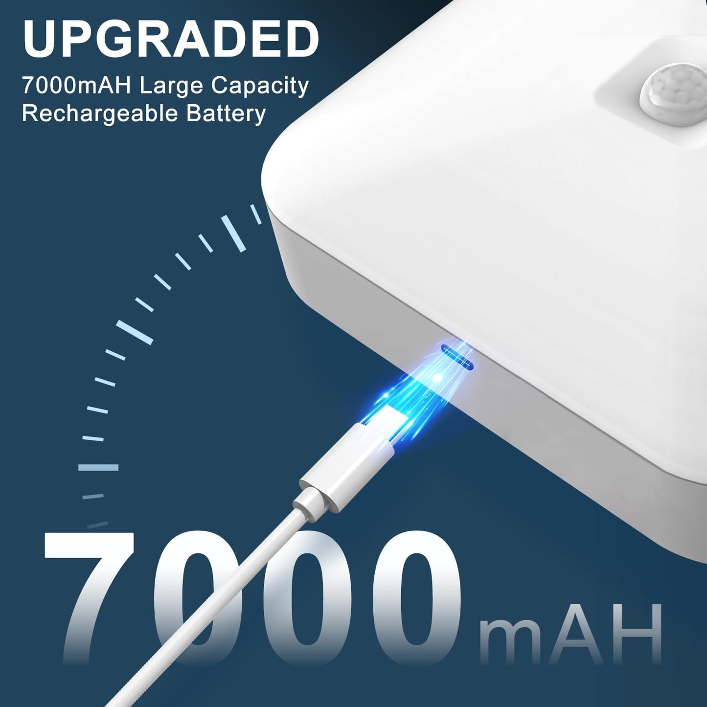 Motion Sensor Rechargeable Ceiling Light Indoor/outdoor with Remote, Wireless Battery Operated Rechargeable Sensor Light for Closet, Garage, Hallway, 3000K-6000K Battery Powered Shower Lights, 2 Pack