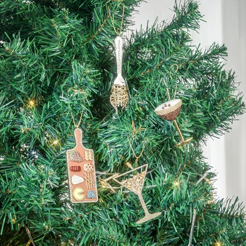 Mrchtmas Christmas Espresso Martini Ornament Brown – Gold Stem Glass