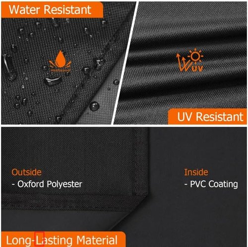 iCOVER 36-Inch Griddle Cover - Heavy Duty Waterproof Canvas for Blackstone & Weber Grills