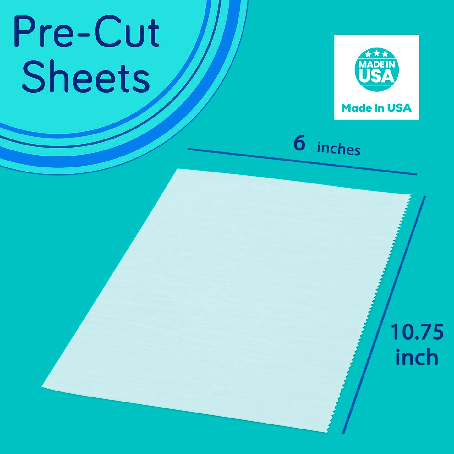 Fit Meal Prep 1000 Sheets 6 x 10.75” Dry Wax Paper Sheets for Food, Greaseproof Sandwich Wrapping, Interfolded Deli Wax Paper for Fries, Burgers, Food Basket, Made in USA