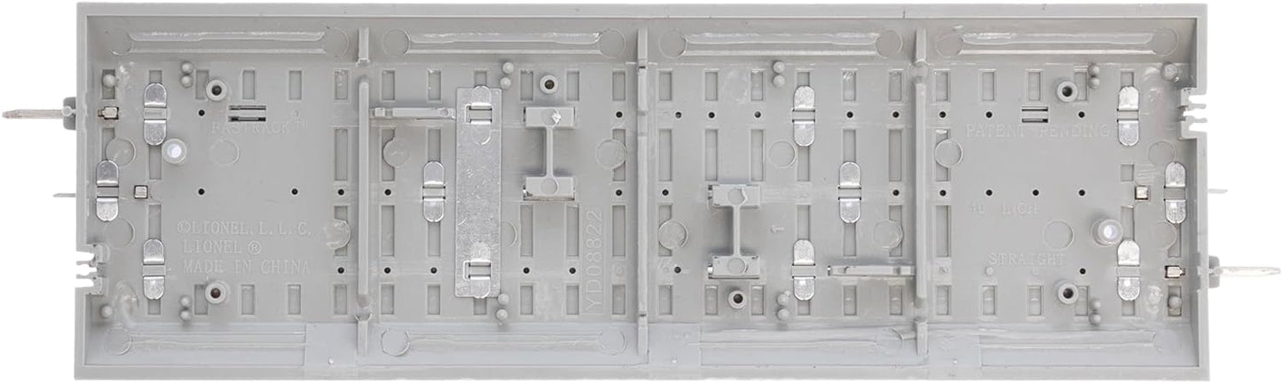 Lionel FasTrack 10” Straight Track - Electric O Gauge Set (Pack of 4) for Model Trains