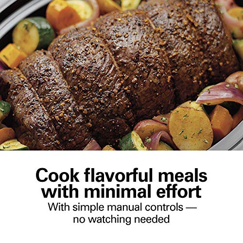 Hamilton Beach 6 Quart Stay or Go Portable Slow Cooker with Locking Lid - Black