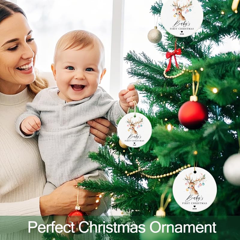 Baby First Christmas Ornament 2026 - Cute Baby Holiday Keepsake (Variation: Baby)